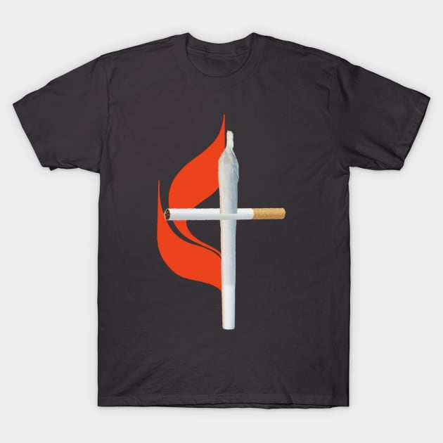 Cross-Faded Fire T-Shirt by neememes